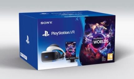 Paquete Sony PlayStation VR con gafas de realidad virtual, cámara y mundos de realidad virtual